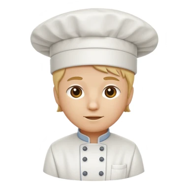 chef's hat without the chef sticker