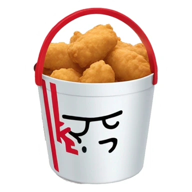 KFC bucket sticker