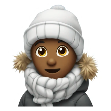 Cute winter emojis  sticker