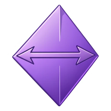 seta para direita roxa sticker