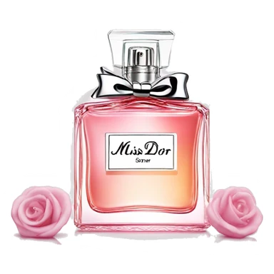 miss dior parfume sticker