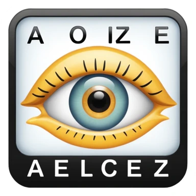 Øyet optometri sticker