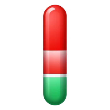 A vertical capsule-shaped progress bar with a color gradient from green at the bottom to red at the top. The bar is divided into segments by thin lines, with bold, outlined numbers scaling upward next to it.  sticker