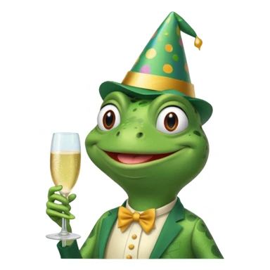 Pepe Shrimpo The Frog Sally sticker