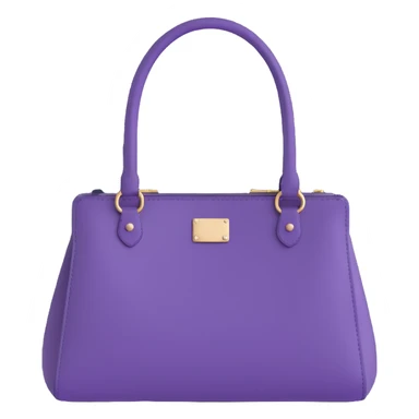 Purple goth purse sticker