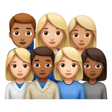 group of students sticker