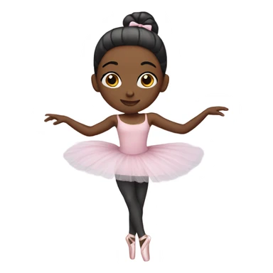 Black ballerina sticker