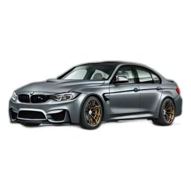 BMW m3 f80 gris nardo sticker