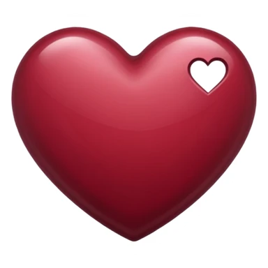 burgundy Valentine’s day sticker