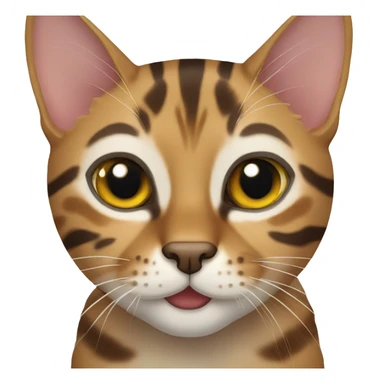 cat breed bengal sticker