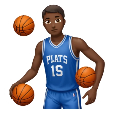 basketball player sticker