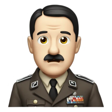 Adolf Hitler tinky winky nice sticker
