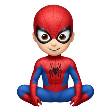 homem aranha baby sticker