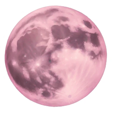 pastel pink moon sticker