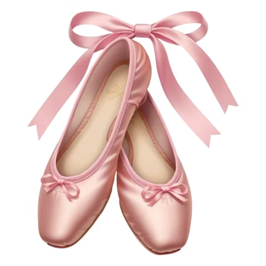 ballerina pointe shoes no bows sticker