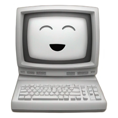 Computer saying thank you sticker