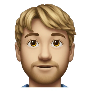 hyper realistic Drew Starkey acter boy outer banks sticker