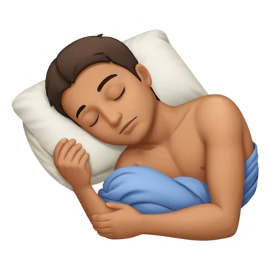 hombre dormido sticker