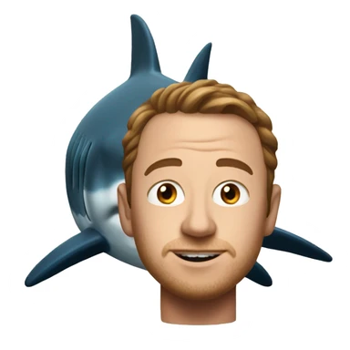 Shark with Elon
 sticker