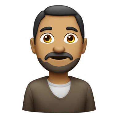 Fata cu păr scurt drep si negru  sticker