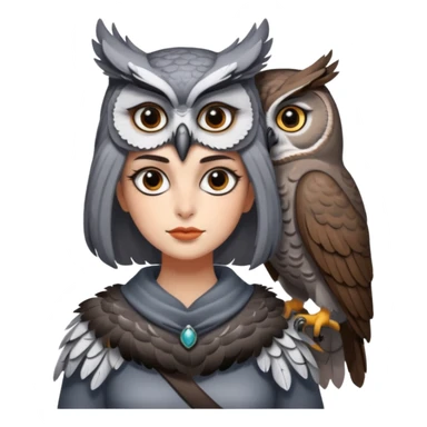 Chat x hiboux  sticker