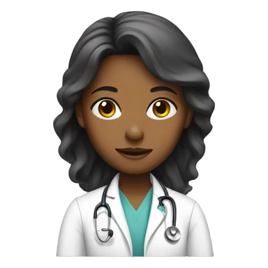 girl doctor sticker