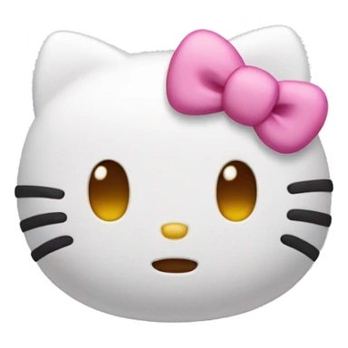 Hello kitty crying laughing  sticker