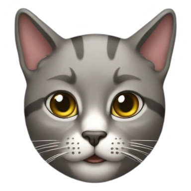 cat with rambo head band below ears sticker