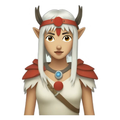 princess mononoke sticker