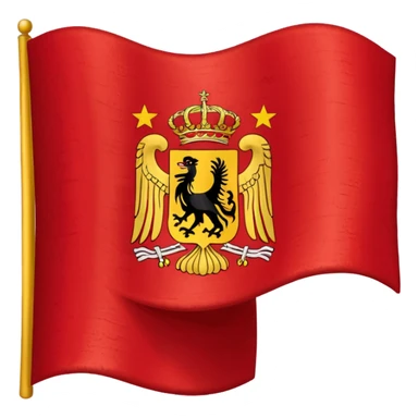 Bandera aspa de borgoña del imperio español sticker