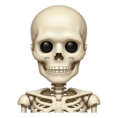  skeleton with mustache  sticker