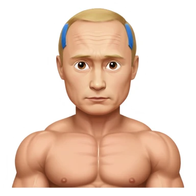 putin-with-muscle sticker