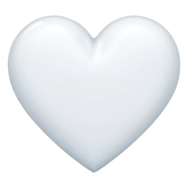 snow heart sticker