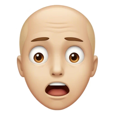  Mouth slightly open, eyes looking upward in a desperate search for lost thoughts. sticker