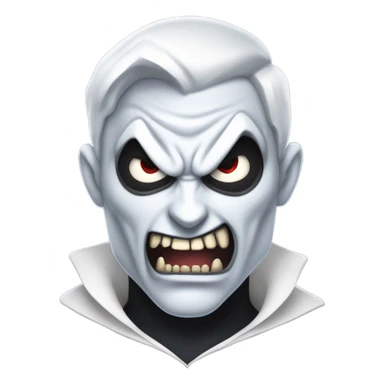 Spider-Man as ghost vampire angry sticker