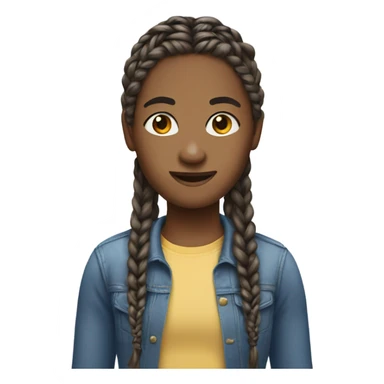 ai with the braids sticker