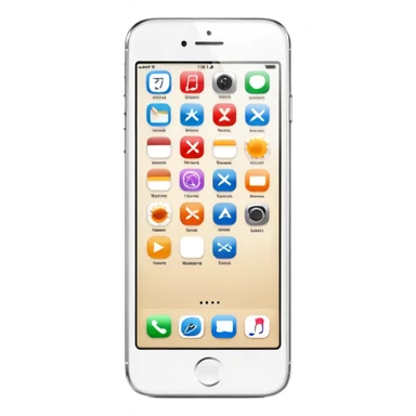 iphone with searching sticker