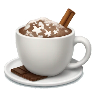 Winter cooki and hot chocolate  sticker