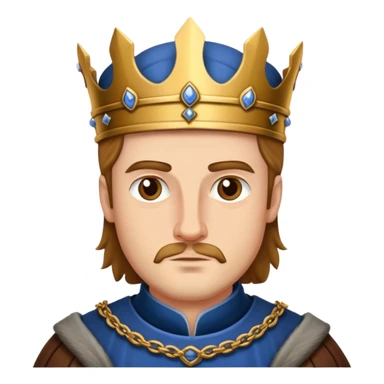 Medieval duke without crown sticker