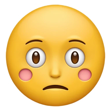 emoji thinking over the idea sticker