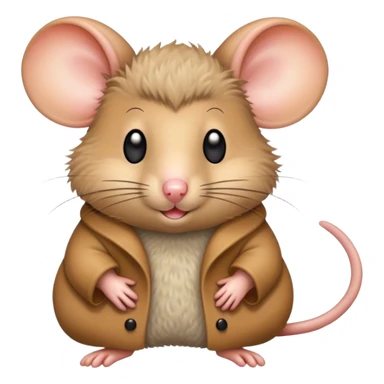 Wooly mouse sticker