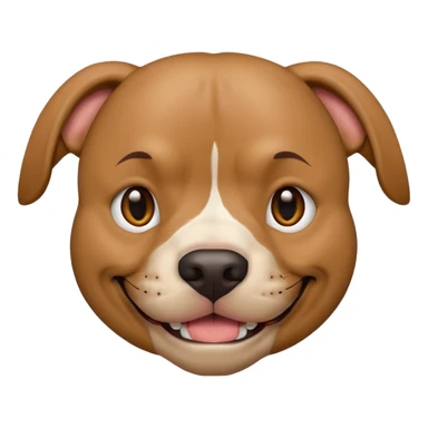 pitbull with a human face pfp sticker