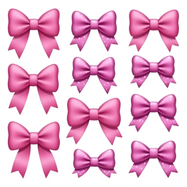 Cute coquette stickers bows, aesthetic girly stickers sticker
