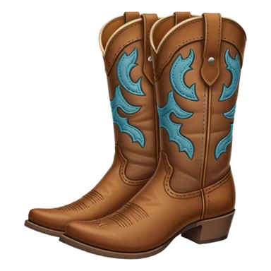 Cowboy boots sticker