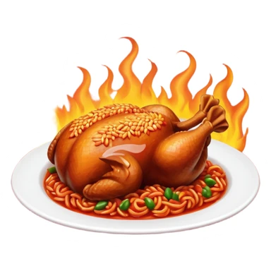 Jollof chicken sticker
