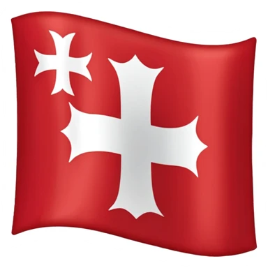 Bandera cruz de borgoña sticker