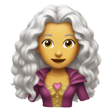Corazon lesbiana sticker