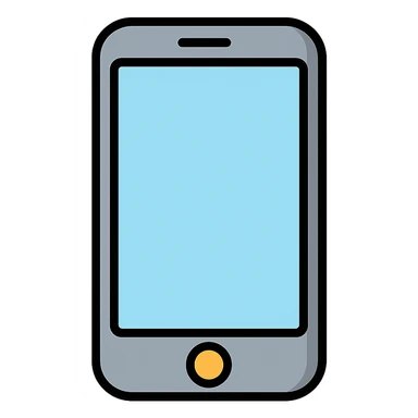 iPhone style window icon with metallic frame, clean design, no text sticker