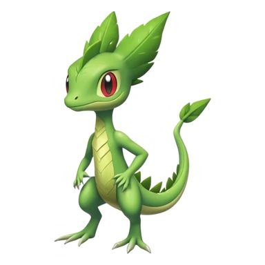  Treecko-Sceptile-Celebi-hybrid full body sticker