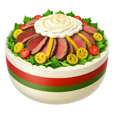 romanian christmas dish boeuf salad sticker